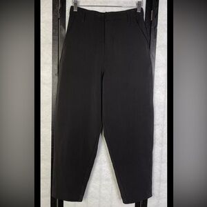 MIJEONG PARK black bubble balloon wide leg cropped pants trousers XS